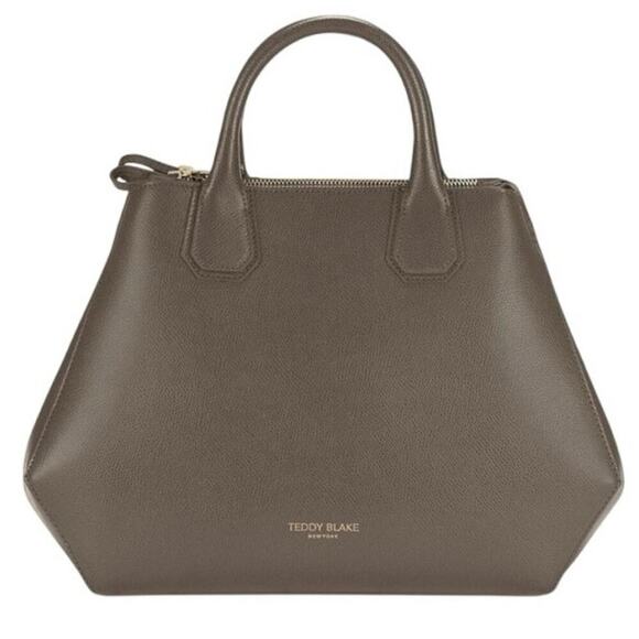 Teddy Blake Women's Biege Vera Palmellato Satchel Top Handle Bag - Picture 1 of 12